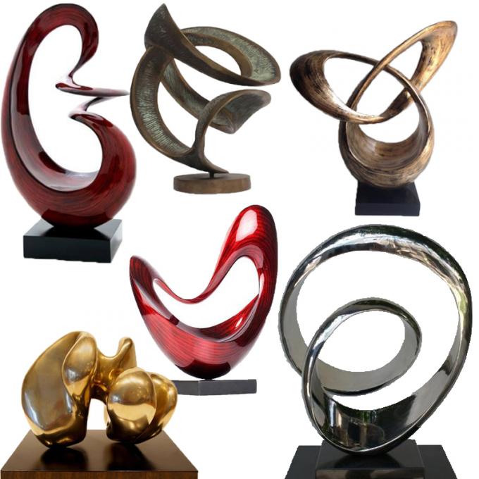Garden Outdoor Abstract Sculpture Spray Paint Modern Outdoor Statues