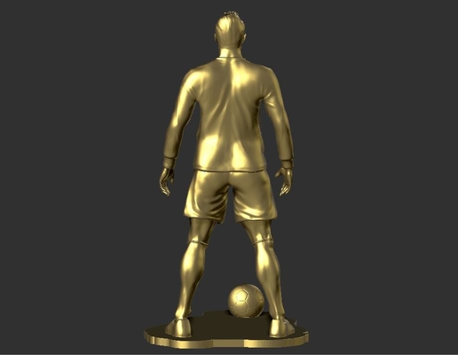 World Cup football player resin figure sculpture customized various star player design