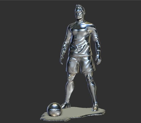 World Cup football player resin figure sculpture customized various star player design