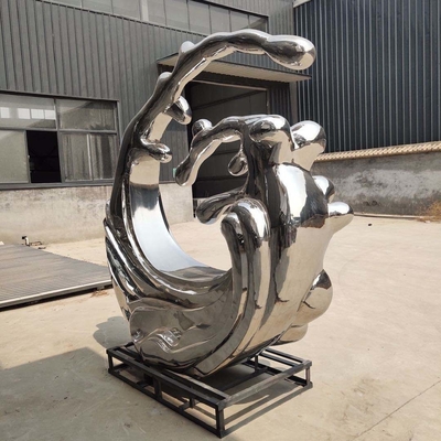 ODM Polishing Surface Metal Art Sculptures Resin Animal Sculpture