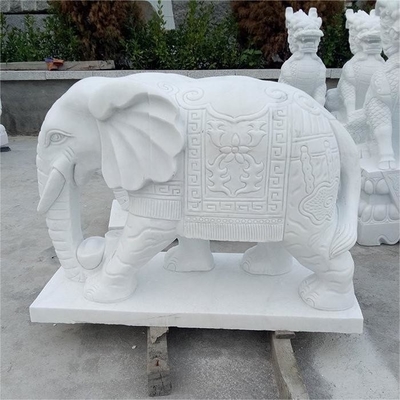 Polishing Surface White Marble Statue Sculpture Customized