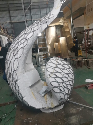 Custom EPS Sculpture Mold Surface Made Of Stainless Steel White Color