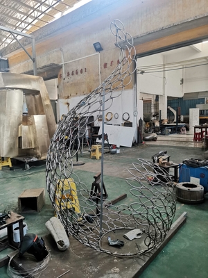 Frame Construction Of Custom Stainless Steel Sculpture High Stability