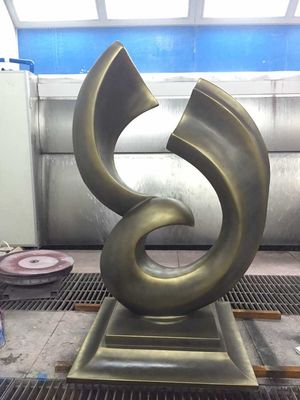 Custom Metal Garden Statues Sculptures Pieces Hotel Modern Art Sculptures