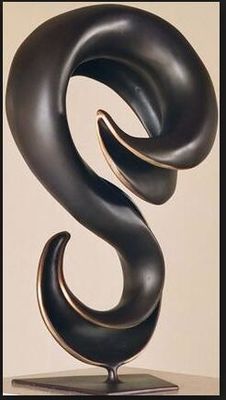 Wrought Copper Modern Wall Sculptures Bronze Abstract Minimal Art Sculpture