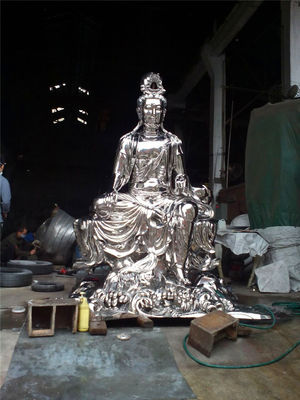 Figure Custom Cartoon Character Sculptures Stainless Steel Outdoor Religious Statues