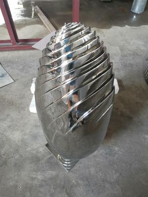 Seed stainless steel sculpture mirror and paint spot can be customized sculpture proportion