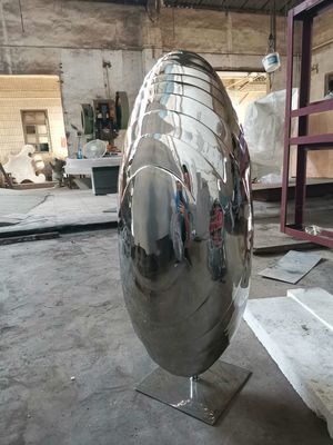 Seed stainless steel sculpture mirror and paint spot can be customized sculpture proportion
