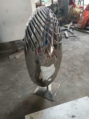 Seed stainless steel sculpture mirror and paint spot can be customized sculpture proportion