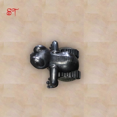 Creative Decorations Frog Tank Stainless Steel Cute & Funny Frogs Sculptures For Home Decorative Statues