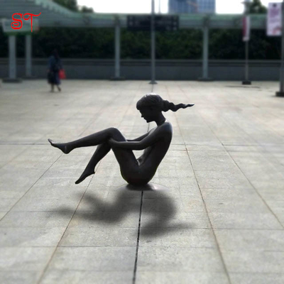 OEM 1100mm Lady Copper Art Sculpture Gift For Home Decoration Accessories Craft Bronze Women Statues