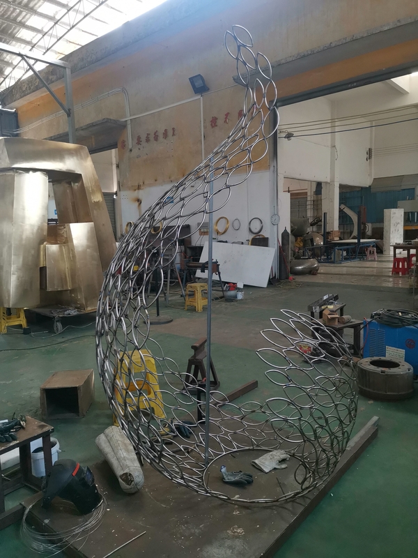 Frame Construction Of Custom Stainless Steel Sculpture High Stability