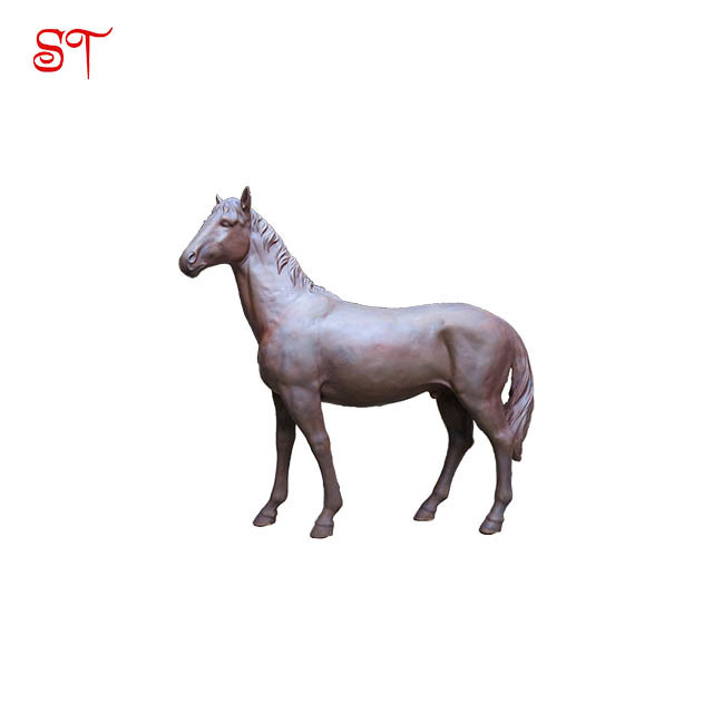 Metal Garden Creative Decorations Horse Statues Life Size Stainless Steel Sculptures For Outdoor Decorative Statue