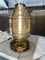 Metal plating titanium gold art table lamp sculpture