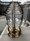 Metal plating titanium gold art table lamp sculpture