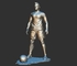 World Cup football player resin figure sculpture customized various star player design