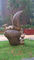 3 M Metal Animal Sculptures Outdoor  Bronzed Squirrel Garden Statue