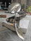 Abstract Seed Stainless Steel Sculpture Overlapping Outdoor Garden Statuary