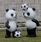 Spray Paint Cartoon Character Sculptures Panda Large Garden Ornaments Animals