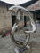 Large Silver Yard Animal Statues , 1200 Mm Western Art Sculptures