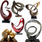 Metal Forged Small Garden Statues , Pure Handwork Outdoor Yard Statues