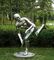 Gray Iron Rodin Portrait Sculpture , 304 Stainless Steel Sculpture Human Figure