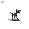 Bronze Dog Sculpture Statue Custom Garden Metal Sculpture Cast Brass Dog Home Decor Classical Art Statue